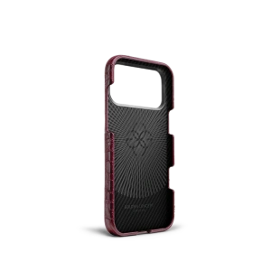 Чехол Golden Concept для iPhone 18 Pro Max, Alligator Edition (Burgundy)