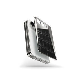 Чехол Golden Concept Magnetic Shield для iPhone Duo, Alligator Edition (Black)