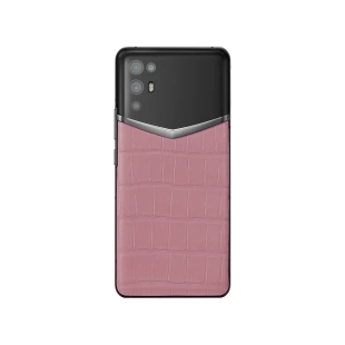 Телефон VERTU iVertu 5G, Alligator Skin (Sakura Pink/Розовая сакура)