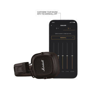 Беспроводные накладные наушники Marshall Major V (Brown)