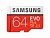 Карта памяти Samsung microSDXC EVO+ UHS-I U3 64GB Class10