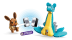Конструктор Lego Pokémon SMART Play: Eevee and Lapras's Treasure Hunt (72162)