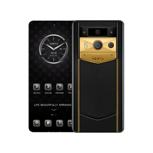 Телефон Vertu METAVERTU 2 Premium Gold Edition, Black Ceramic, Calf Leather (Black Ink, Gold Radiant /Черный обсидиан)