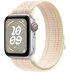 Apple Watch SE // 44мм GPS+Cellular // Корпус из алюминия серебристого цвета, спортивный браслет Nike цвета «Сияющая звезда/розовый» (2024)