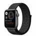 Apple Watch SE // 40мм GPS // Корпус из алюминия цвета «серый космос», спортивный браслет Nike чёрного цвета (2020)