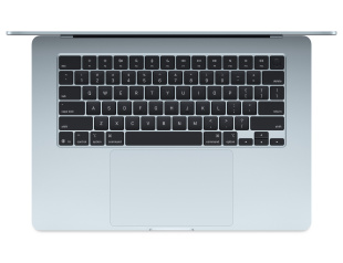 Apple MacBook Air 15" 512 ГБ "Голубое небо" (MC7C4) // Чип Apple M4 10-Core CPU, 10-Core GPU, 16 ГБ, 512 ГБ (2025)