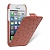 Чехол Melkco для iPhone 5C Leather Case Jacka Type Ostrich Print pattern - Fire Brick