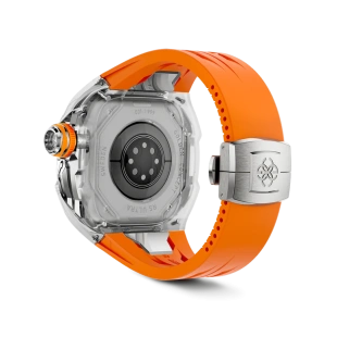 Корпус Golden Concept для Apple Watch, 49 мм, Racing Sport Edition Transparent, Sunset Orange