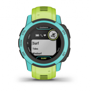 Туристические умные часы Garmin Instinct 2S (40mm), корпус и силиконовый ремешок цвета Surf Waikiki