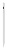 Стилус Uniq PIXO Lite Magnetic для Apple iPad 2018-2023 (Белый)