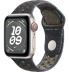 Apple Watch SE // 44мм GPS+Cellular // Корпус из алюминия цвета «сияющая звезда», спортивный ремешок Nike цвета «Полуночное небо» (2024)