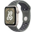 Apple Watch SE // 40мм GPS // Корпус из алюминия цвета «сияющая звезда», спортивный ремешок Nike цвета «Карго хаки» (2024)