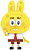 Фигурка POP MART LABUBU х SpongeBob Figure