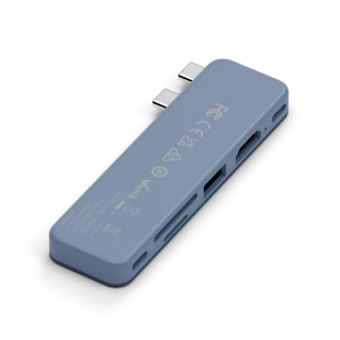 Многопортовый адаптер Satechi USB-C Snap Hub (Indigo)