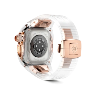 Корпус Golden Concept для Apple Watch, 49 мм, Racing Sport Edition Transparent, Crystal Rose