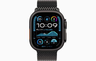 Apple Watch Ultra 2 (2024) // 49мм GPS + Cellular // Корпус из черного титана, миланский сетчатый браслет из черного титана, S