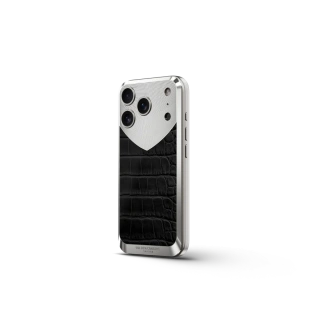 Чехол Golden Concept для iPhone 17 Pro Max, Magnetic Shield, Alligator Edition - Matte Black  Чехол Golden Concept для iPhone 17 Pro Max, Magnetic Shield, Alligator Edition - Matte Black