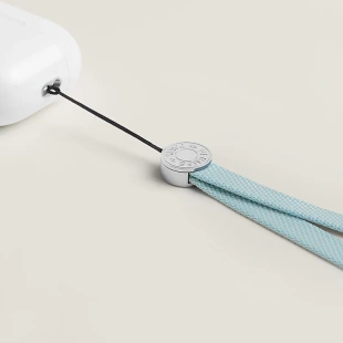 Шнурок Hermès через плечо для AirPods, цвет Blue/ Голубой