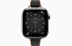 Apple Watch Series 10 Hermès // 42мм GPS+Cellular // Корпус из титана серебристого цвета, ремешок Twill Jump Attelage Single Tour цвета Noir/Gold