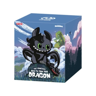Секретный бокс с фигуркой POP MART LABUBU THE MONSTERS, How to Train Your Dragon, Blind Box (фигурка попадается случайно) (1 коробка)