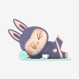 Набор секретных боксов с фигуркой POP MART LABUBU THE MONSTERS Lazy Yoga Series Figures, Blind Box (фигурка попадается случайно) (10 коробок)