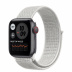 Apple Watch SE // 40мм GPS + Cellular // Корпус из алюминия цвета «серый космос», спортивный браслет Nike цвета «Снежная вершина» (2020)