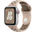 Apple Watch SE // 40мм GPS+Cellular // Корпус из алюминия серебристого цвета, спортивный ремешок Nike цвета «Пустынный камень» (2024)