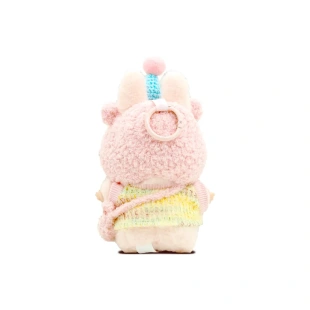Брелок POP MART LABUBU THE MONSTERS, Cream Piglet Sister, Cute Hang Tag Box Vinyl Doll
