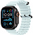 Купить Apple Watch Ultra 2 (2024) // 49мм GPS + Cellular // Корпус из черного титана, ремешок Ocean Band цвета "ледяной синий"