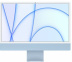 Apple iMac 24" (Custom) Retina 4,5K // Чип Apple M1 8-Core CPU, 7-Core GPU // 16 ГБ, 256 ГБ, Синий цвет (2021)