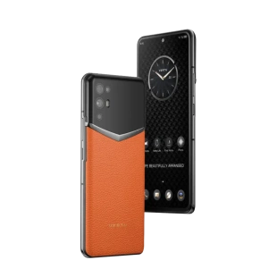 Телефон VERTU iVertu 5G, Calf Leather (Dawning Orange/Оранжевый рассвет)
