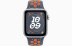 Apple Watch SE // 44мм GPS+Cellular // Корпус из алюминия серебристого цвета, спортивный ремешок Nike цвета «Синее пламя» (2024)
