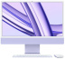 Apple iMac 24" (MQRV3) Retina 4,5K // Чип Apple M3 8-Core CPU, 10-Core GPU // 8 ГБ, 256 ГБ, Фиолетовый цвет (2023)