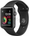 Apple Watch Series 1 42мм Корпус из алюминия цвета «серый космос», спортивный ремешок чёрного цвета (MP032)