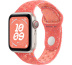 Apple Watch SE // 40мм GPS+Cellular // Корпус из алюминия цвета «сияющая звезда», спортивный ремешок Nike цвета «Волшебный уголек» (2024)
