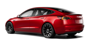 Tesla Model 3 Performance, Red Multi-Coat