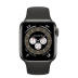 Apple Watch Series 6 // 40мм GPS + Cellular // Корпус из титана цвета «черный космос», спортивный ремешок черного цвета