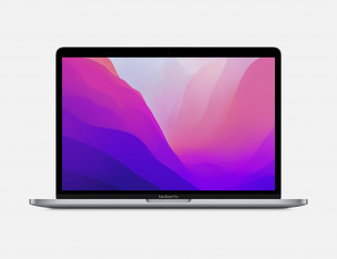 MacBook Pro 13" «Серый космос» (MNEH3LL) Touch Bar + Touch ID // Чип Apple M2 8-Core CPU, 10-Core GPU, 8 ГБ, 256 ГБ (2022)