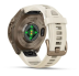 Мультиспортивные часы Garmin Fenix 9 Pro (43mm), титановый корпус Autumn Gold, бежевый силиконовый ремешок (Cream/French Gray)