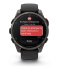 Мультиспортивные часы Garmin Fenix 8 Pro, AMOLED (47 mm), титановый корпус, силиконовый ремешок черно-серого цвета