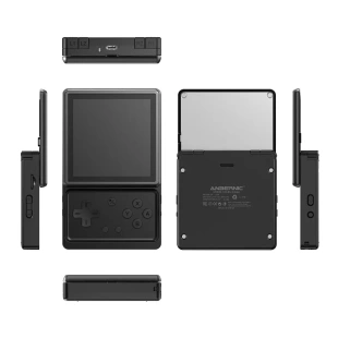 Портативная консоль  с поворотным экраном Anbernic RG Rotate (Polar Black)