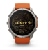 Мультиспортивные часы Garmin Fenix 9 Pro (51mm), титановый корпус, оранжевый силиконовый ремешок (Autumn Orange/Spark Orange)