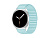 Купить  Samsung Galaxy Watch8 ( 44 мм) Wifi+LTE, серебристый корпус, текстильный браслет мятного цвета