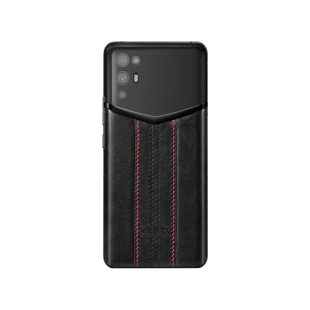 Телефон VERTU iVertu 5G, Calf Leather, Parallel Stitched (Wave Rhyme/Черный с красной строчкой)