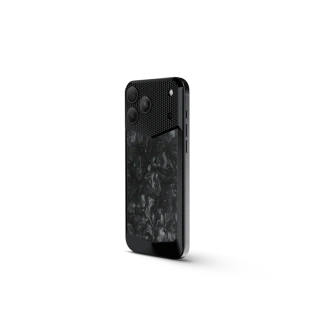 Магнитная накладка Golden Concept Magnetic Shield для iPhone 18 Pro, Carbon Edition (Black)