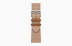 Apple Watch Series 10 Hermès // 42мм GPS+Cellular // Корпус из титана серебристого цвета, ремешок Toile H Single Tour цвета Gold/Écru