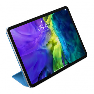 Обложка Smart Folio для iPad Pro 11 дюймов (2‑го поколения), цвет «синяя волна»