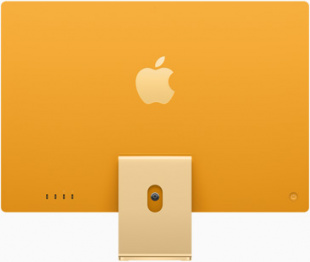 Apple iMac 24" (Z12S000BK) Retina 4,5K // Чип Apple M1 8-Core CPU, 8-Core GPU // 8 ГБ, 256 ГБ, Жёлтый цвет (2021)