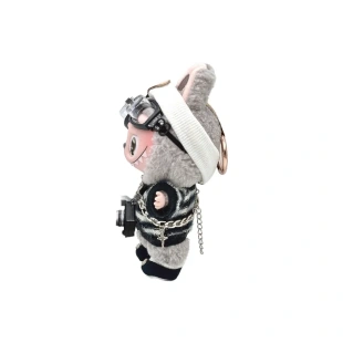 Брелок POP MART LABUBU, Shimmery Oreo, Cute Hang Tag Box Vinyl Doll