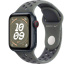 Apple Watch SE // 40мм GPS+Cellular // Корпус из алюминия цвета «тёмная ночь», спортивный ремешок Nike цвета «Карго хаки» (2024)